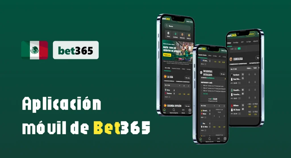 Aplicación móvil bet365