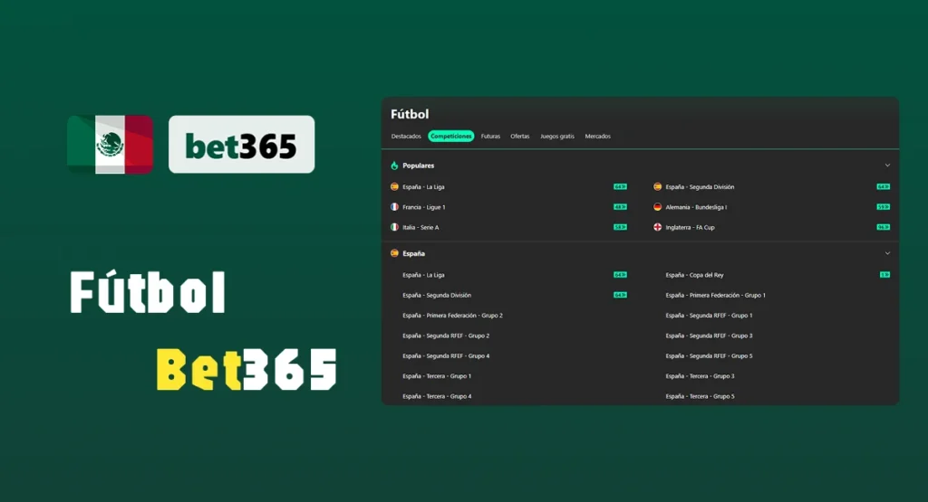Apuestas de fútbol de Bet365