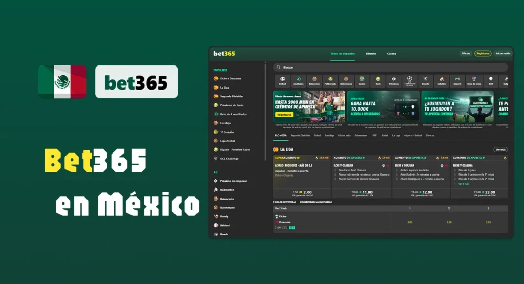 Bet365 en los deportes de México