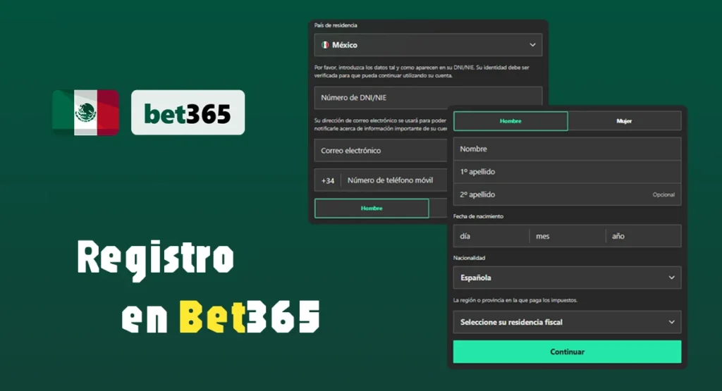 Registro Bet365 para nuevas jugadoras