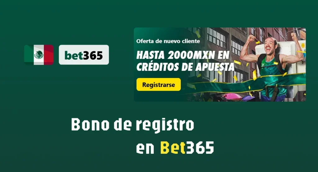 Bono de registro en bet365